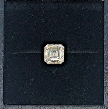 IGI Certified 3.00ct SQUARE EMERALD Cut Lab Grown Diamond Color F VS1 Clarity picture