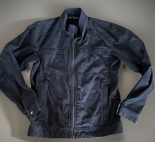 Vintage Arc'teryx Crosswire Black Cotton Canvas Jacket Gorpcore Streetwear Med picture