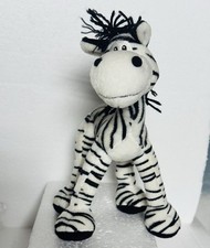 Goffa Int'l Plush Zebra Tall Posable - Self Standing 10” picture