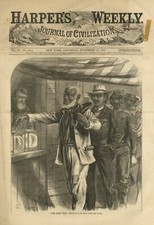 BLACK AMERICANA THE FIRST VOTE NEGRO BLACK MAN VOTING FREEDMEN RECONSTRUCTION picture
