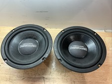 VINTAGE Pair Of Realistic 8” Dual Voice Coil Subwoofer Speakers 40-1348 NEW picture