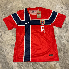 Nike Norway Soccer Jersey Erling Braut Haaland #9 Size L Player Version picture