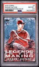 2018 Topps Blue Legends in the Making Series 2 Shohei Ohtani #LITM-2 PSA 8.5 picture