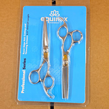 Equinox International Razor Edge Series Cutting & Thinning Set 6.5in Silver picture