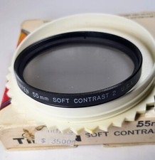 Tiffen 55mm Soft Contrast 2 #2 Glass Lens Filter 55 mm E-55 USA picture