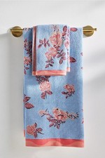 NWT Anthropologie Maeve 100% Cotton Patterned Towel Collection Bath Towel picture