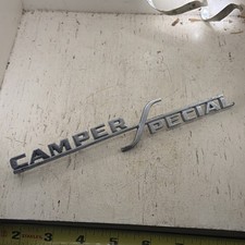 New OEM 1967 1968 1969 Ford F100 F250 F350 NOS CAMPER SPECIAL EMBLEM NAMEPLATE picture