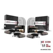 Z17 Brake Pad & Fully Coated Rotor Kit Front & Stock Replacement Fully Coated picture