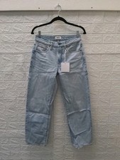 New Pistola Women's Lexi Mid Rise Bowed Straight Jeans Dolce Vita Vintage Sz 25 picture