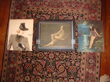 Lot of 3 Orig Art Deco 1920-30's Art Prints The Chieftains Prize Fashion Haskell picture