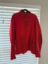 Patagonia R2 Regulator Polartec Thermal Pro Fleece Zip Up Jacket Mens XL Red picture