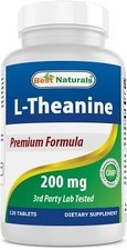 Best Naturals L-Theanine 200 mg 120 Tablets picture