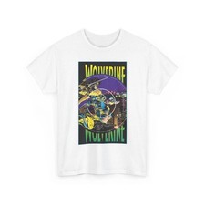 Wolverine & Gambit T-Shirt Marvel Comics Adam Kubert Art Retro Vintage-Style Tee picture