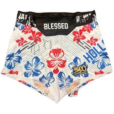 Max Holloway autographed signed shorts custom UFC 300 JSA COA Blessed BMF picture