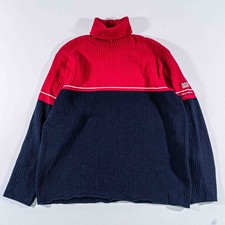 Vintage Polo Jeans Co. Ralph Lauren Flag Sweater Turtleneck Made in Australia XL picture