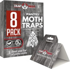 Pantry Moth Traps Safe Glue with Pheromones 8 Pack Effective Adhesive Non Toxic picture