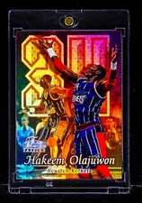 Hakeem Olajuwon RARE FLAIR SHOWCASE ROW 2 CARD HOUSTON ROCKETS MVP HOF picture