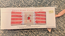 VINTAGE (Quantity 3) French Floral Glasses Case Kit 1 picture