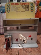 Vintage 1950s Heinz Soups Advertising Store Display Sign Warmer retro diner Prop picture