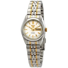 Seiko Series 5 Automatic White Dial Ladies Watch SYMA35 picture