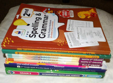 ARGOPREP 2nd Grade HOMESCHOOL Books Lot of 8 MATH Science ELA Excellent picture