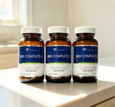 Gundry MD Bio Complete 3 Pack 180 Caps Glass Bottles New Sealed picture