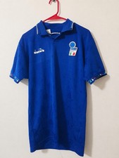 Vintage 1993-1994 Italy National Team Diadora Home Soccer Jersey - Size M picture