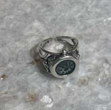 Authentic The Widow Mite coin ring, 925 Silver, Unisex Jewelry, Ancient Coin picture