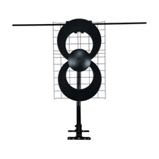 Antennas Direct ClearStream 2V UHF VHF Indoor Outdoor Antenna 60+ Mi w/Mast picture