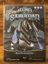 MTG✨STORM OF SARUMAN Brdless Full POSTER Art✨LTR SHOWCASE MINT MYTHIC Unplayed  picture