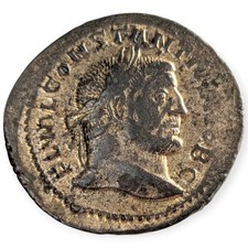 Roman Britain Constantius I Caesar 297 AD Follis Londinium Mint Rauceby Hoard 6D picture