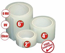Poly Patch Tape Clear UV Greenhouse Tunnel Permanent Repair Tape - 108FT Length picture