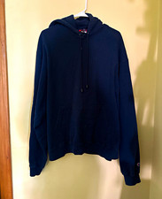 Vintage 1990s Champion Navy Blue Pullover Hoodie XL picture