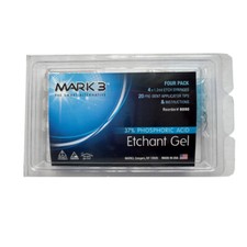 Mark 3 Dental Etching Etchant Gel 37% PA 9090, 4 Syringes & 20 Pre Bent Tip picture