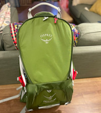 Osprey Poco AG Premium Baby Child Hiking Backpack Carrier Green/Gray w/ Storage picture