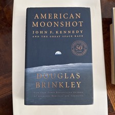 American Moonshot By Douglas Brinkley 2019 Hardcover With DJ 1st Edition & Print picture