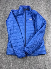 Patagonia Nano Puff Men's Jacket Size Medium Blue Full Zip Jacket picture