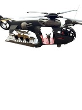 Lanard The Curse The Corps Military Adventure Toy Helicopter Skull MG Vehicle picture