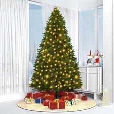 LEVELEVE Premium 6FT Pre-Lit Classic Artificial Holiday Christmas Tree w/1,000 B picture