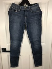 Paige Verdugo Ankle Jeans Womens 27 Dark Blue Skinny Denim Stretch W27 picture