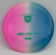 Discmania C-Line FD1 171g dyed disc golf fairway driver Madhatter  gradient dye picture