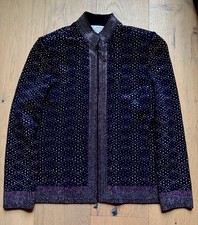 St John Evening Marie Gray Vintage Black  Embellished Rhinestone Size 6 Zip Up picture