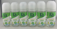 Fa Limones Del Caribe Women Deodorant Roll-On Sweat Odor Protection 50ml  6-Pack picture