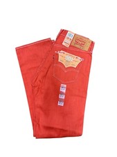 Levi's Men's 501 Shrink To Fit Original Fit Color Orange Red 005012405 picture