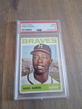 1964 Topps Hank Aaron #300 PSA 4 VG-EX Milwaukee Braves HOF Vintage Baseballcard picture