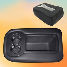 For 2007 08-14 Chevy Silverado 1500 2500 Leather Armrest Console Jump Seat Cover picture