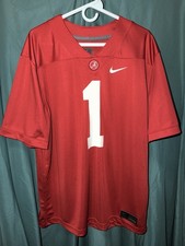 Nike Alabama Crimson Tide #1 Game Jersey Crimson Men’s XL Dri-FIT NWOT picture