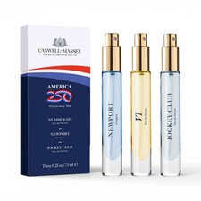 Caswell-Massey America250 Official Discovery Set 3x7.5ml New Sealed Ltd Edition picture