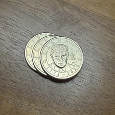 IN HAND Lot of 3 - 2026 Trump $1 Dollar Coins Uncirculated Semiquincentennial picture