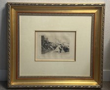 Goya Etching Framed Yo Lo Vi Original Plate Mid 20th Century picture